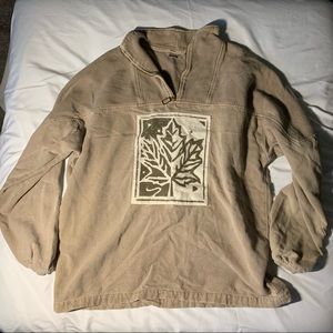 thrifted 1/4 zip up sweater